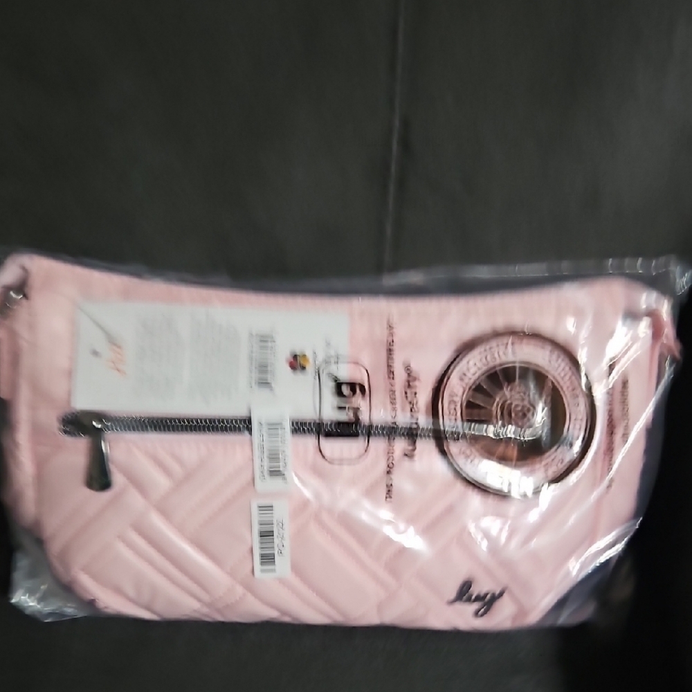 Lug Pink Quilted Crossbody Bag